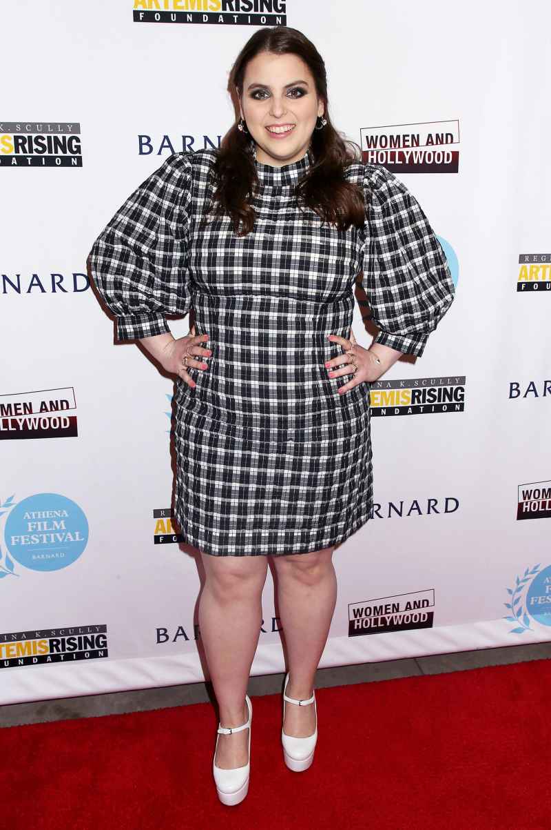 Beanie Feldstein Plaid Dress February 26, 2020