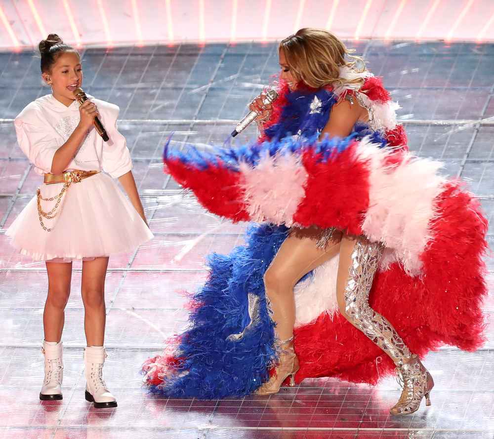 Alex Rodriguez’s Daughters Rave About Jennifer Lopez’s Daughter Emme’s Super Bowl Performance