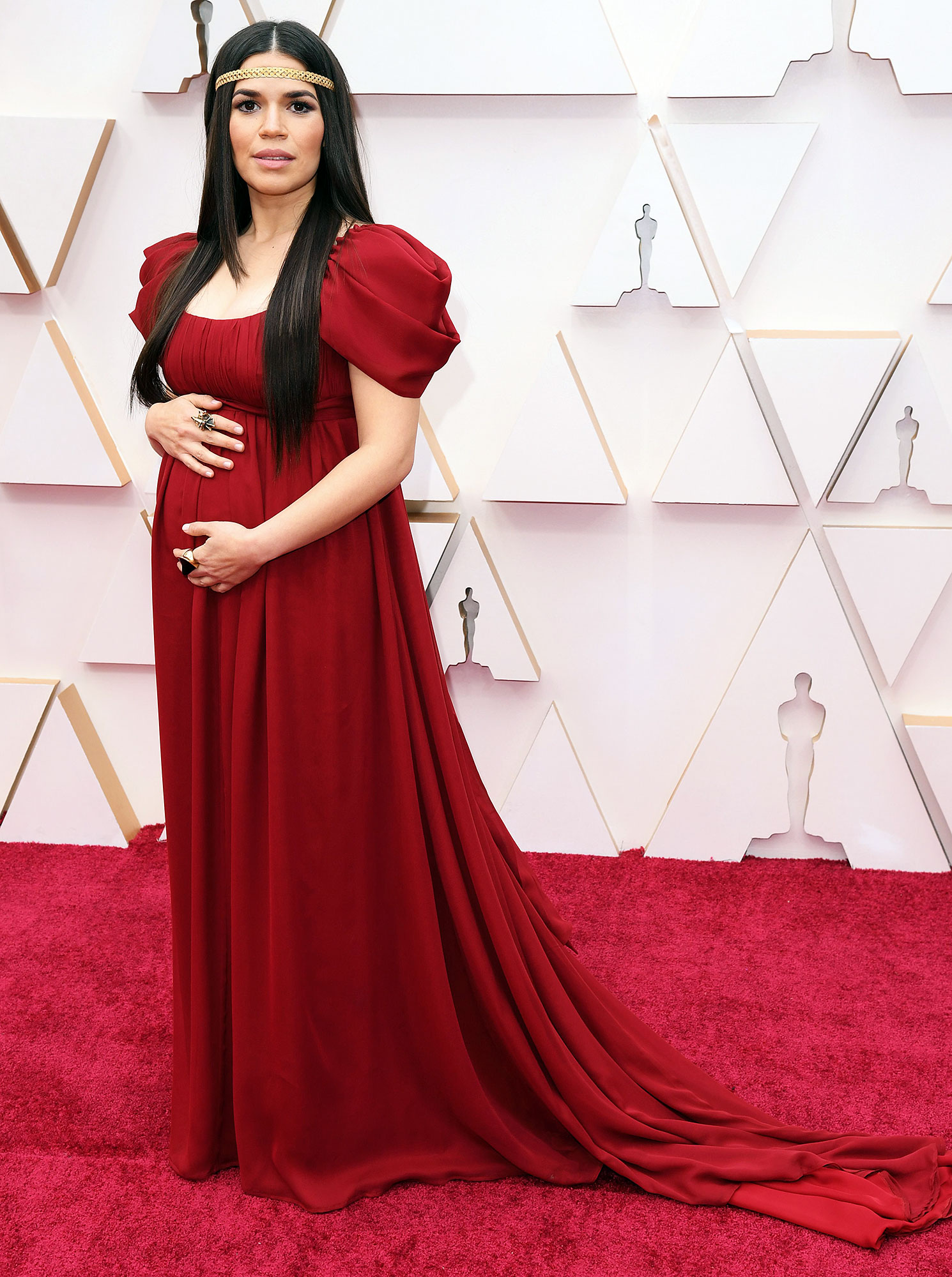America Ferrera Oscars 2020 Baby Bump