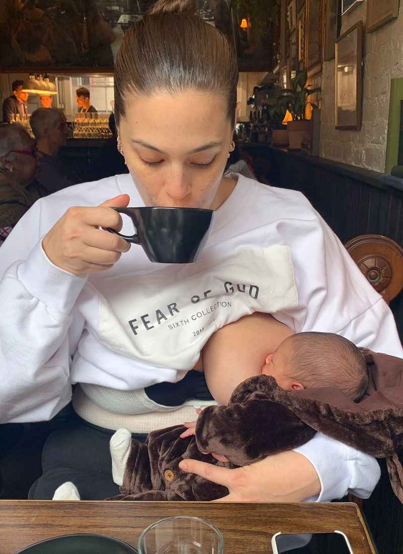Ashley Graham's Sweet Breast-Feeding Moments
