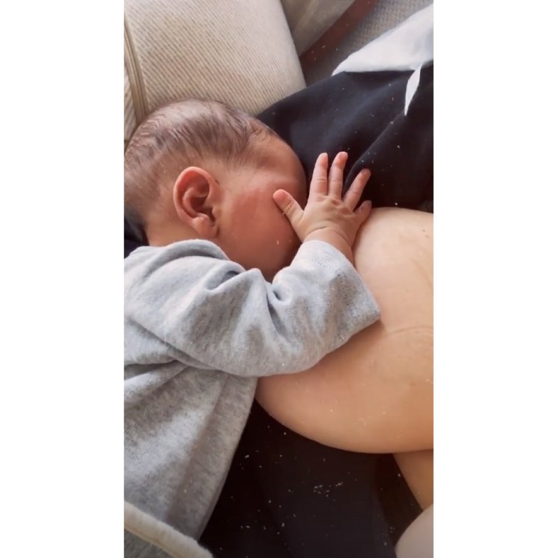 Ashley Graham breast feeding