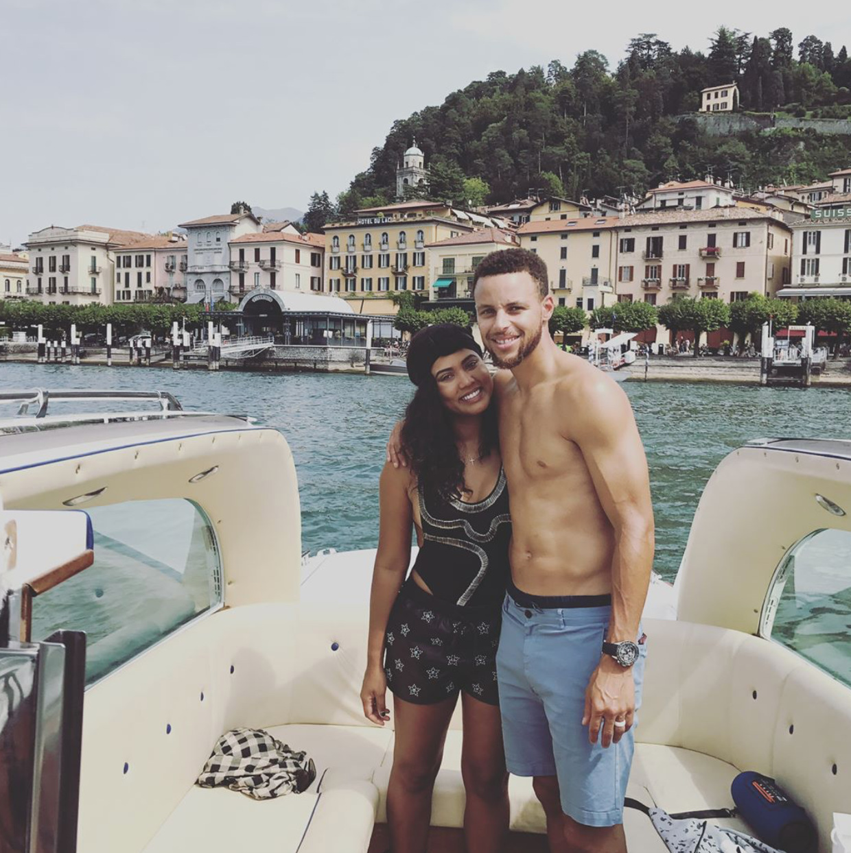 August 2017 Italian Getaway Ayesha Curry and Stephen Curry