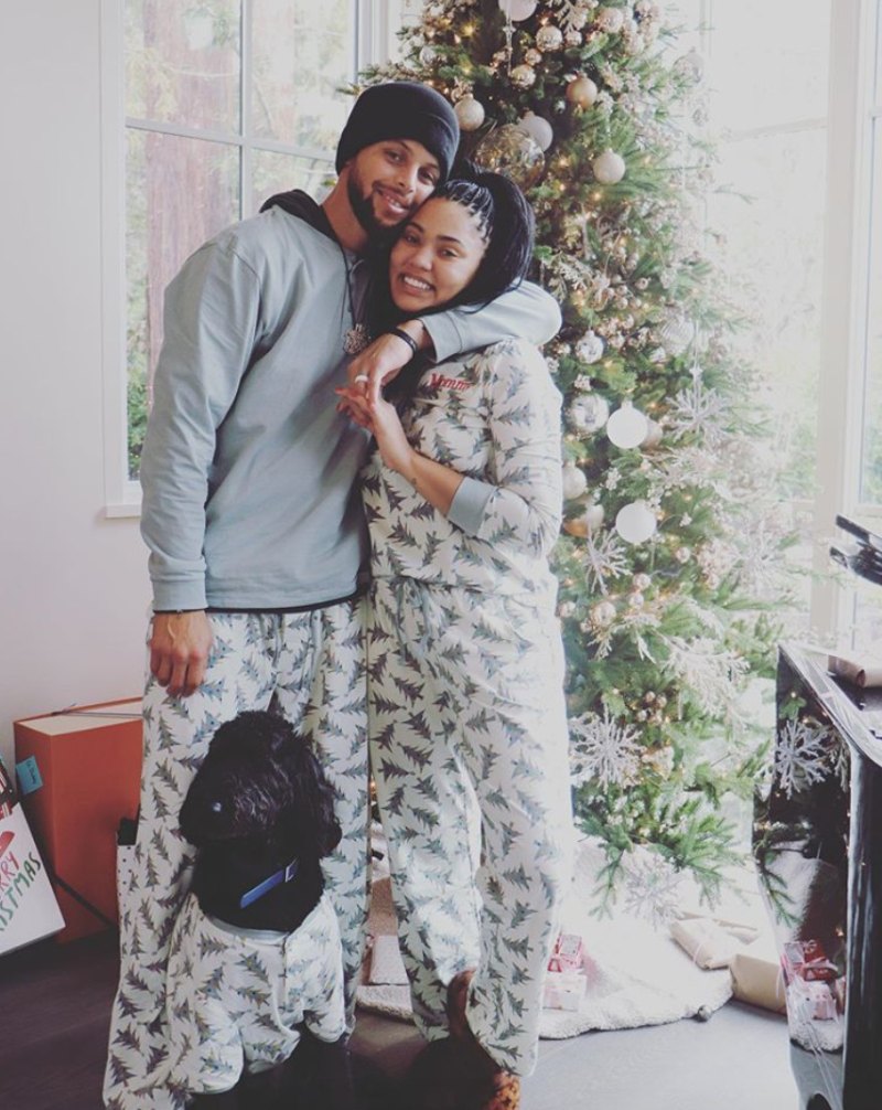 Ayesha Curry and Stephen Curry Christmas