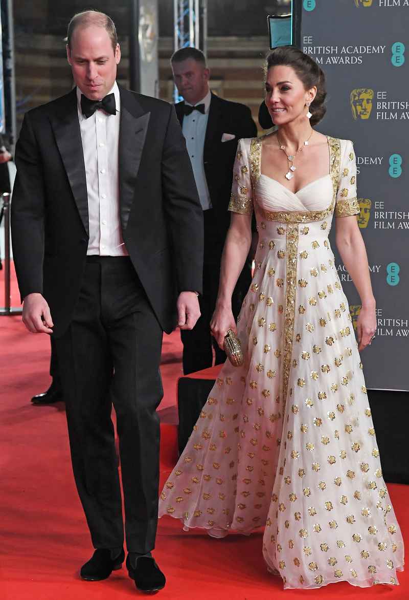 BAFTA Awards 2020 Duchess Kate and Prince William Arriving