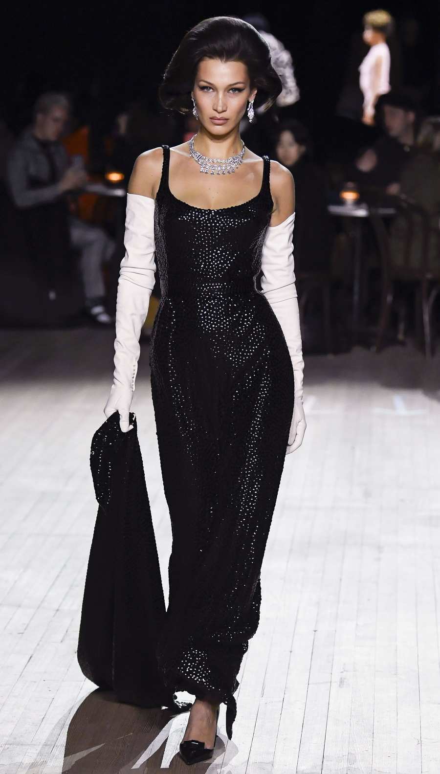 Bella Hadid Runway New York Fashion Week