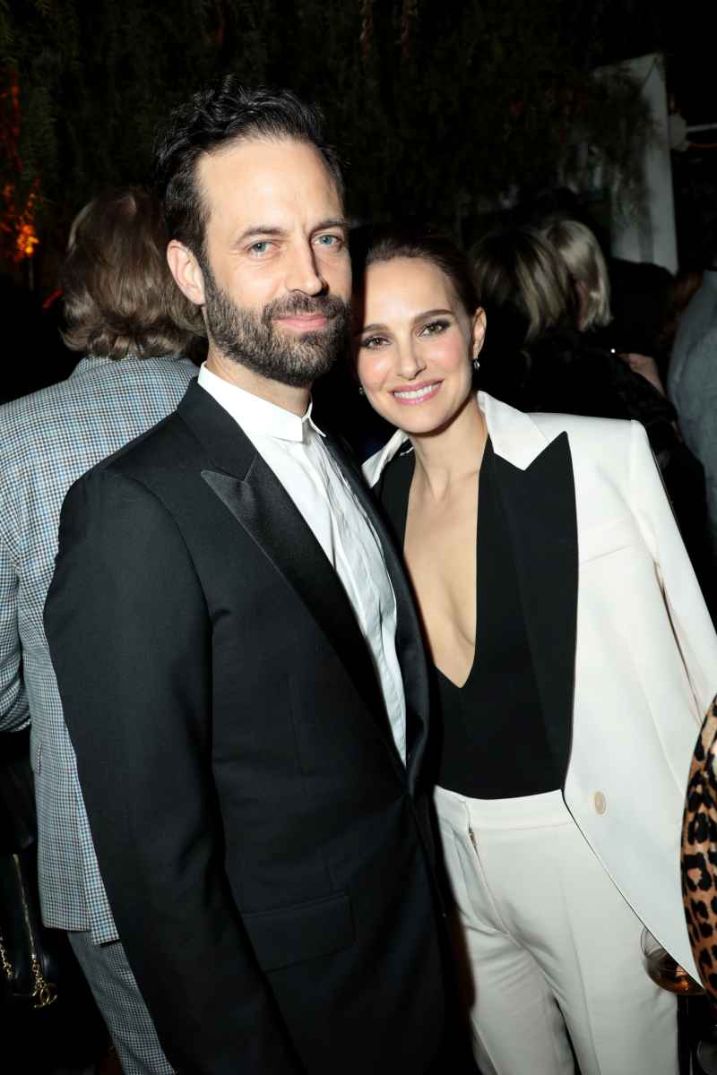Benjamin Millepied and Natalie Portman attend the CAA Pre-Oscar Party