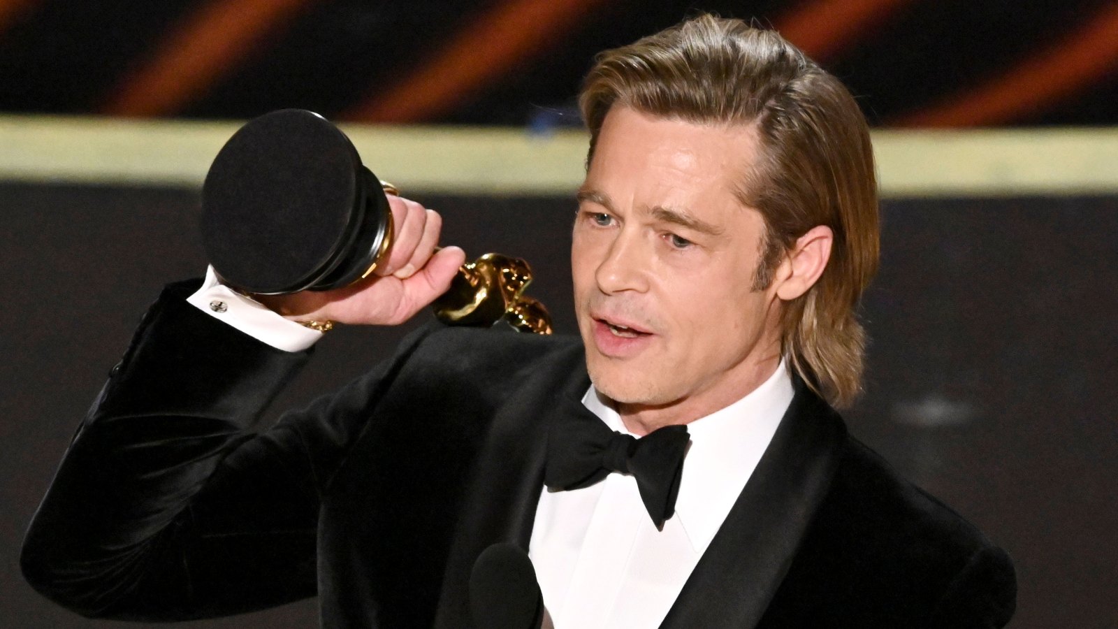Brad Pitt Says He Put Some Real Work Into His Awards Show Speeches