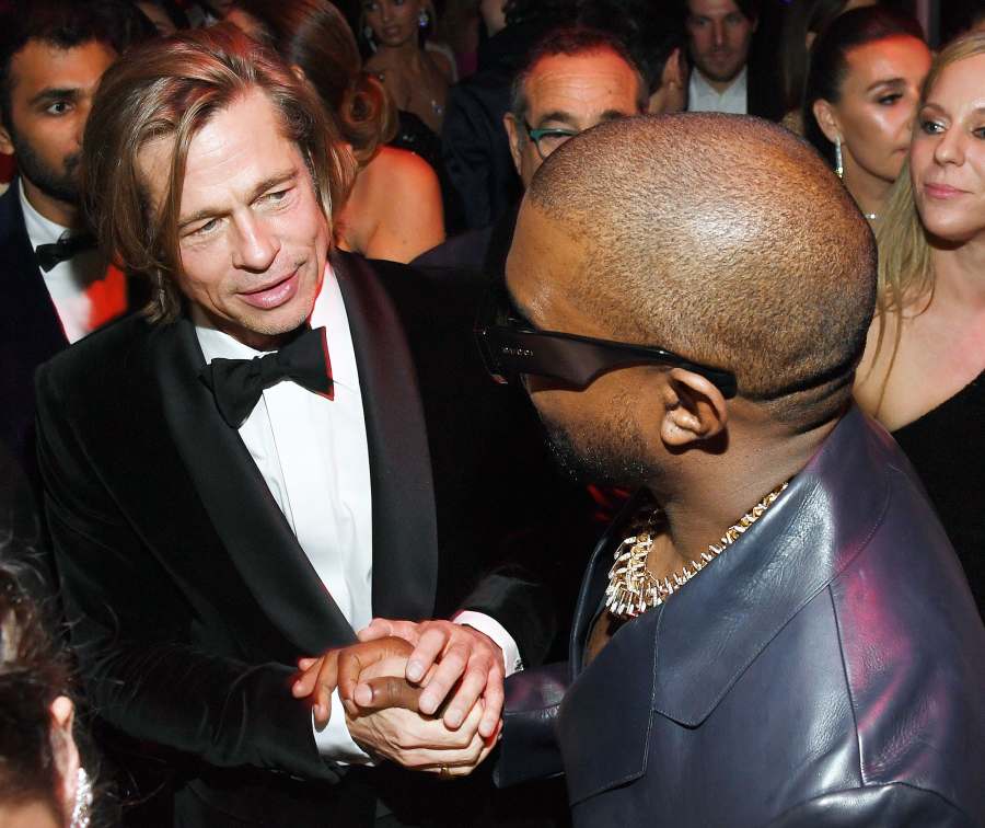Brad Pitt and Kanye West Afterparties Oscars 2020