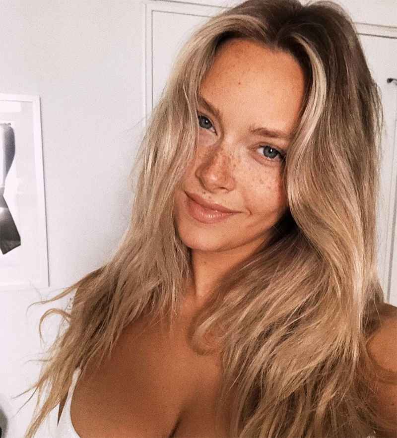 Camille Kostek Freckles Selfie Instagram