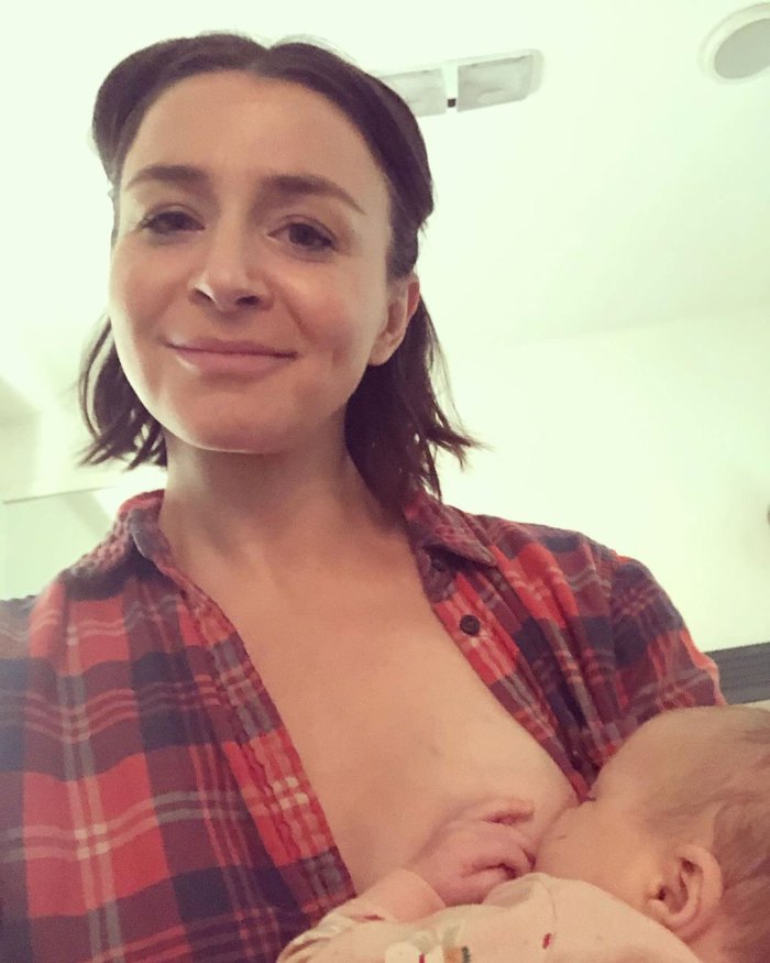 Caterina Scorsone Breast-Feeds Newborn Daughter Arwen on ‘Grey’s Anatomy’ Set