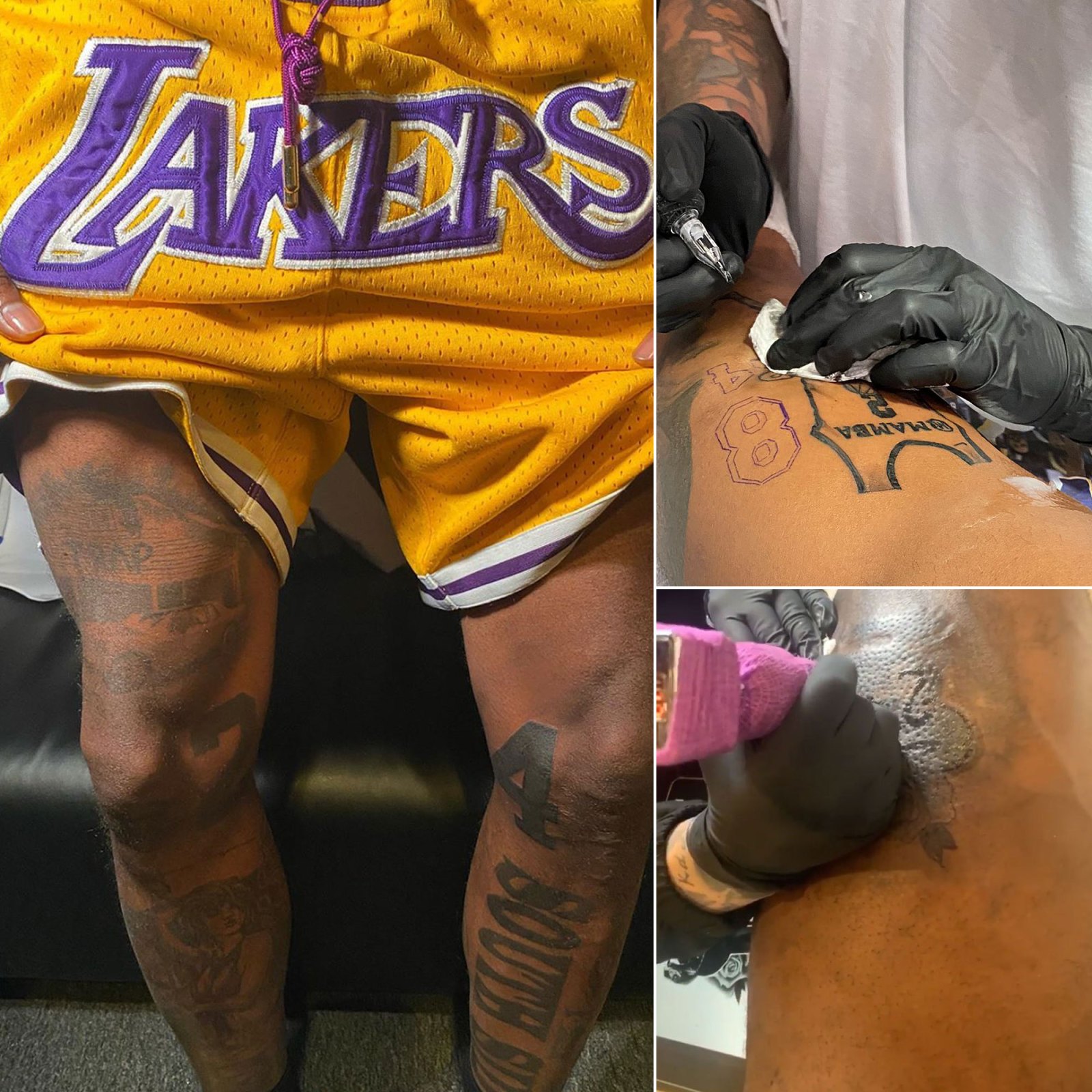 Celeb Tribute Tattoos For Kobe Bryant