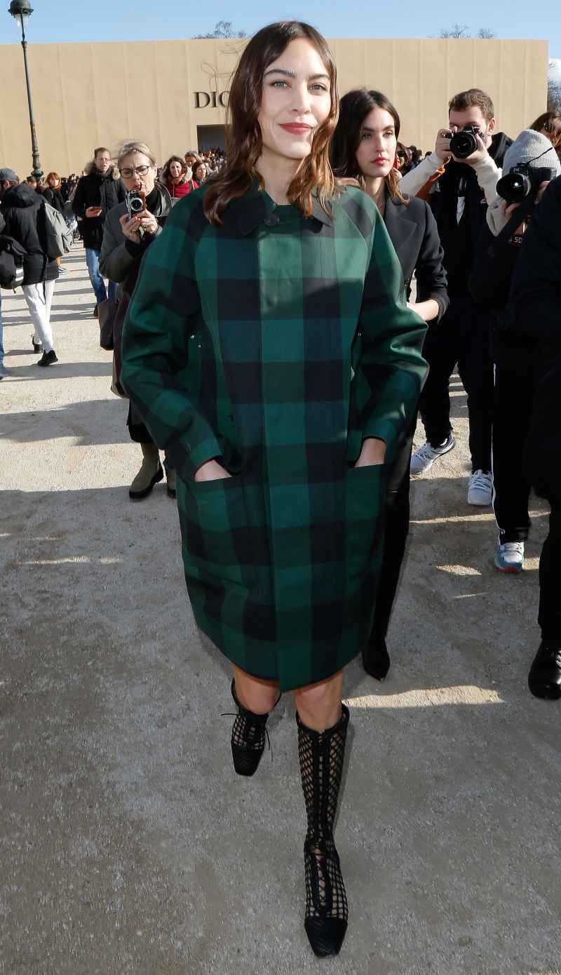 Celeb Style At Paris Fashion Week - Alexa Chung