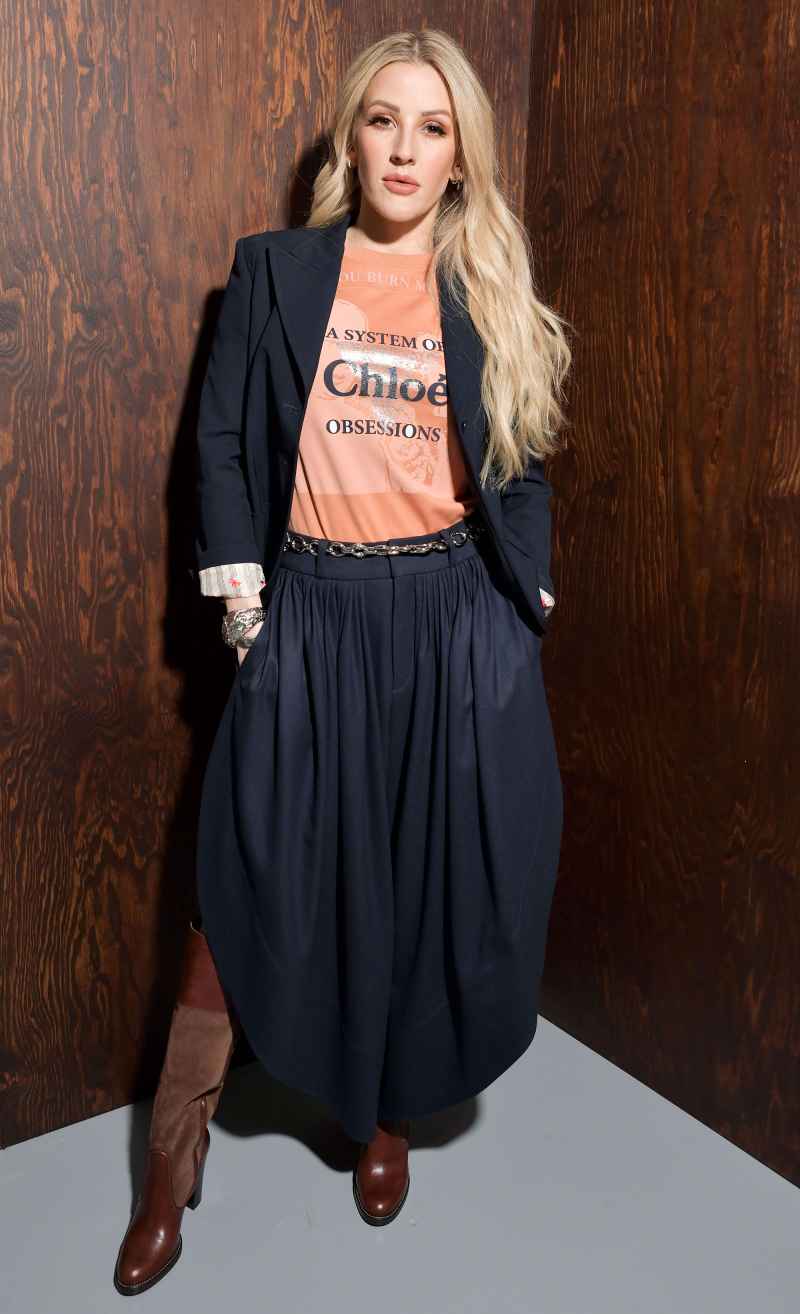 Celebs At Paris Fashion Week - Ellie Goulding