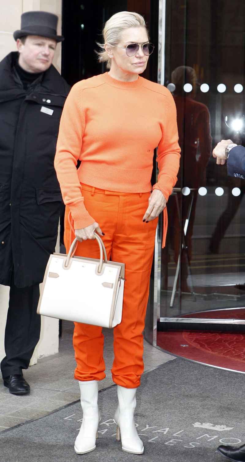Celebs At Paris Fashion Week - Yolanda Hadid