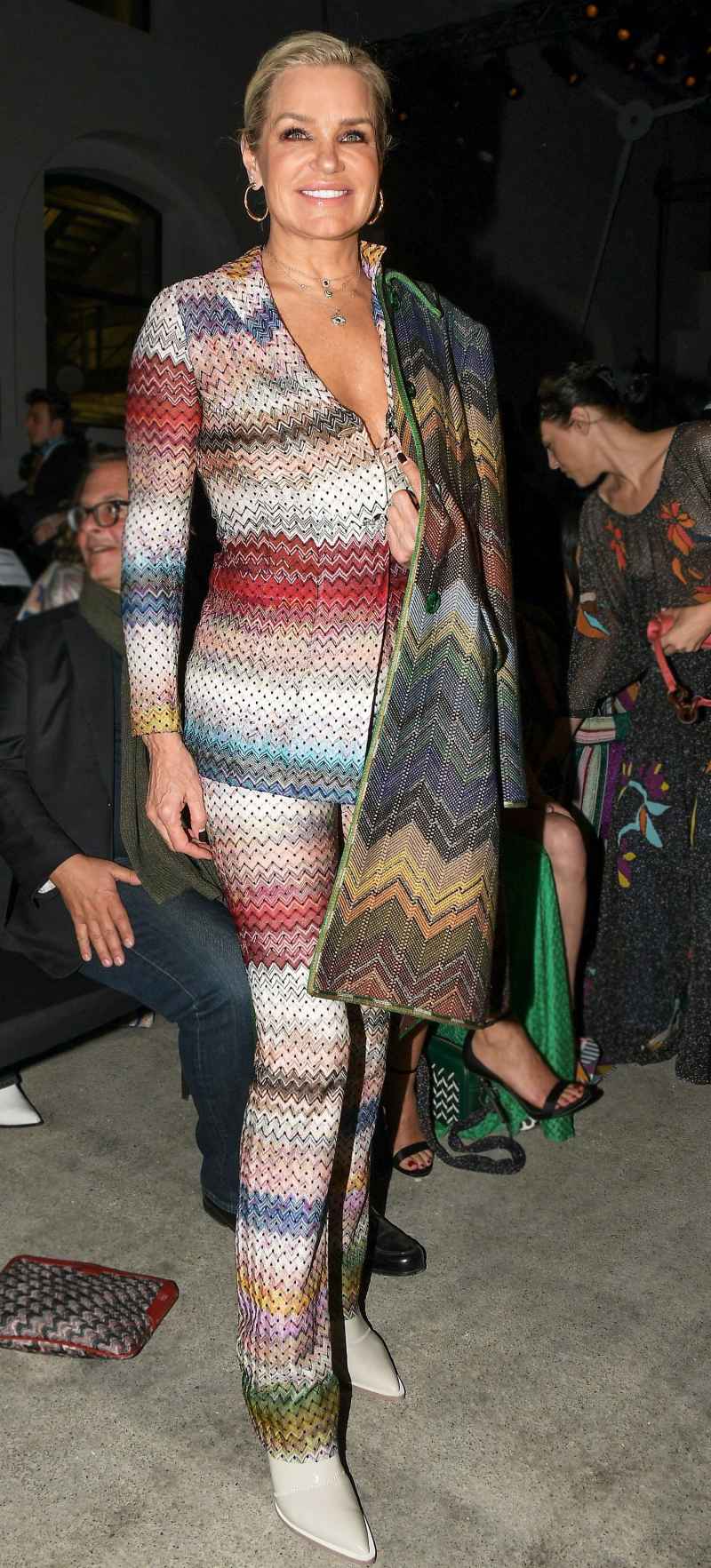 Celebs at Milan Fashion Week - Yolanda Hadid