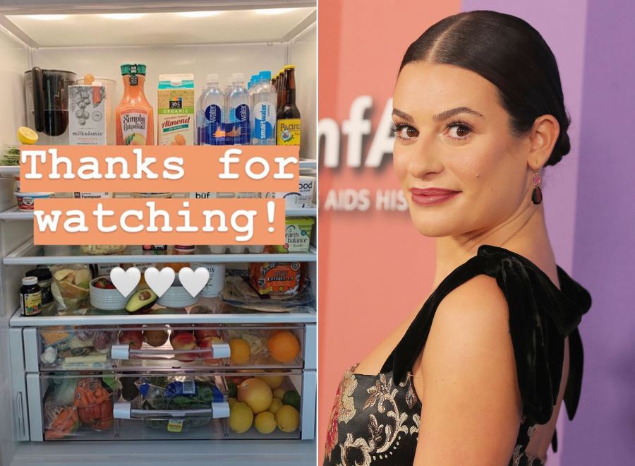 Celebs With Organized Pantries - Lea Michele