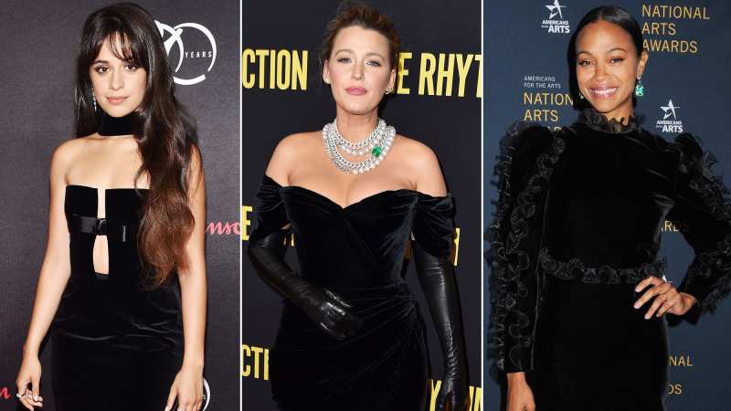 Celebs in Black Velvet Dresses Red Carpet Trend: Blake Lively, More | Us Weekly Celebs in Black Velvet Dresses Red Carpet Trend: Blake Lively, More | Us Weekly