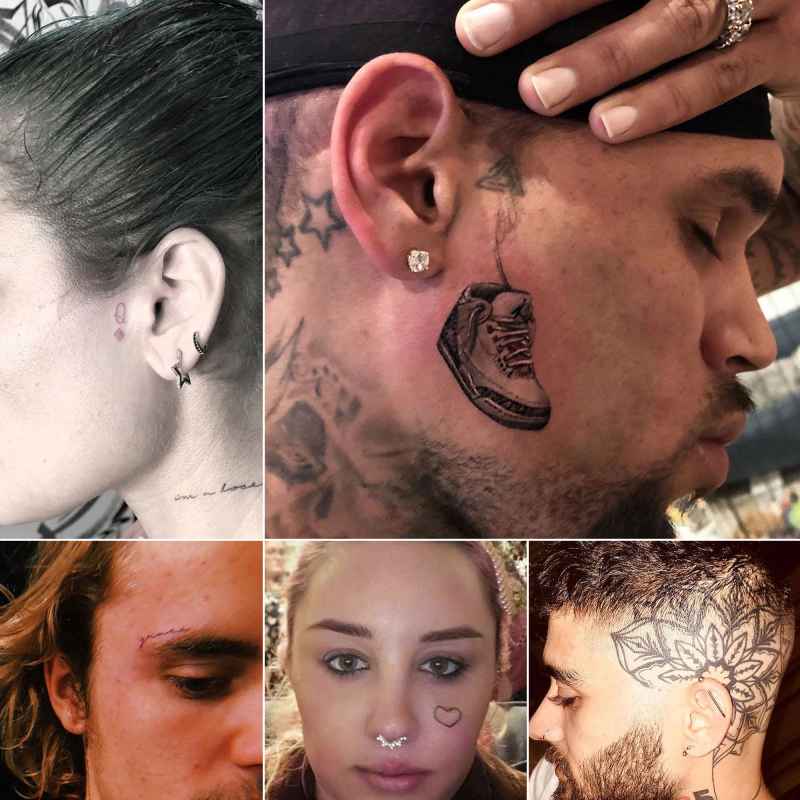 Celebs With Face Tattoos