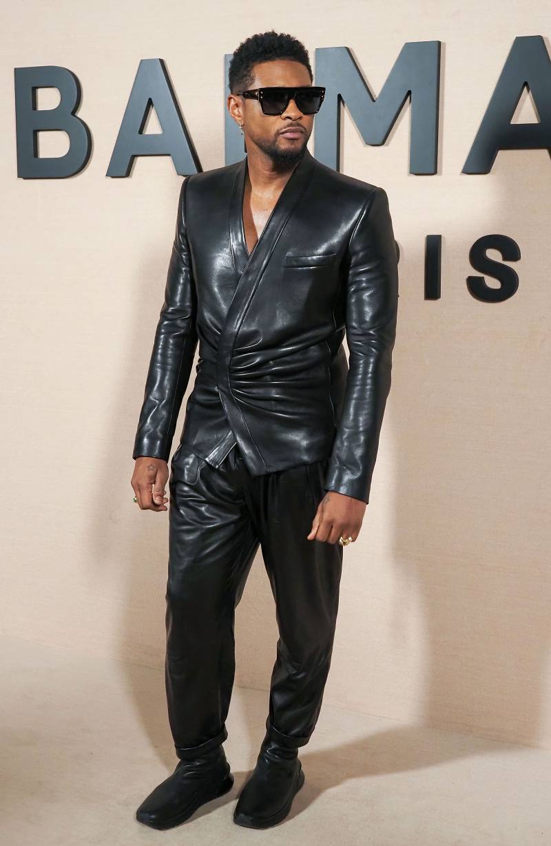 Celebs at Paris Fashion Week - Usher