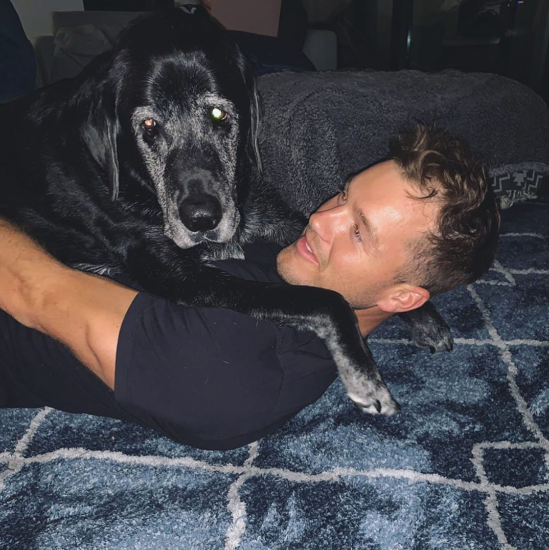 Colton-Underwood-Mourns-His-Dog-Sniper