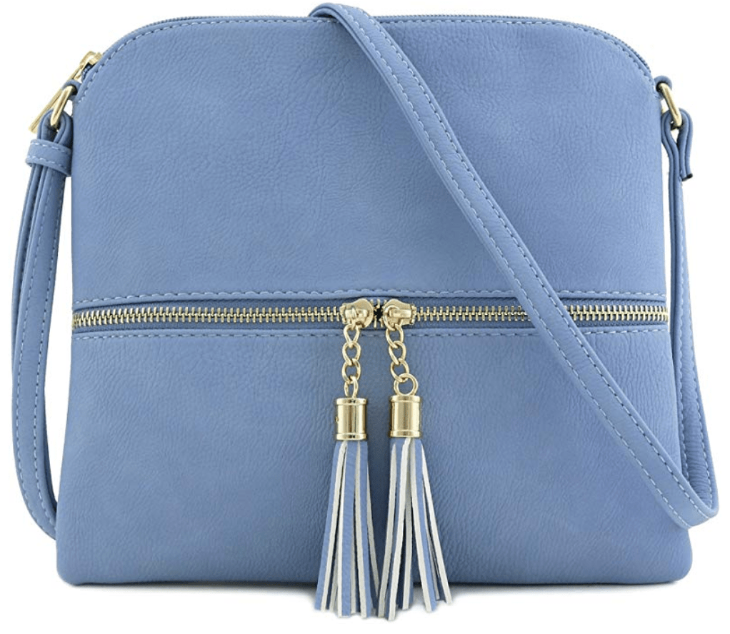 moderngenic 'Pyramid' Luxury Handbag, Fashion Cross-body Shoulder Bag, Soft  PU Leather Designer Handbag for Women/Girls (Blue): Handbags