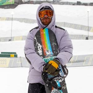 Danny Davis Copper Mountain Dew Tour 2020 Athletes Stay Warm on the Slopes