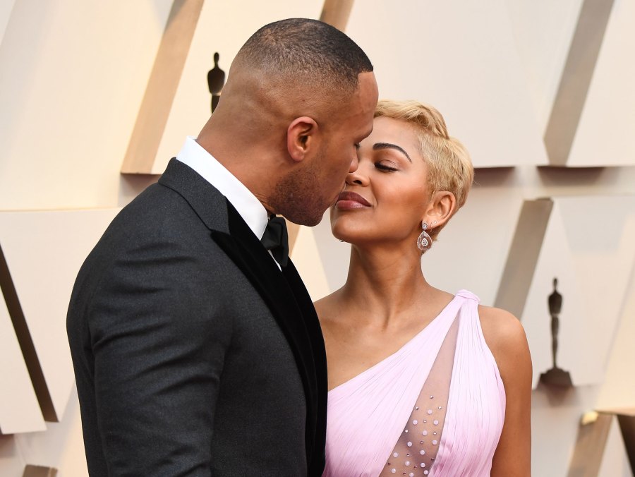 DeVon Franklin and Meagan Good Oscars 2019 PDA Gallery