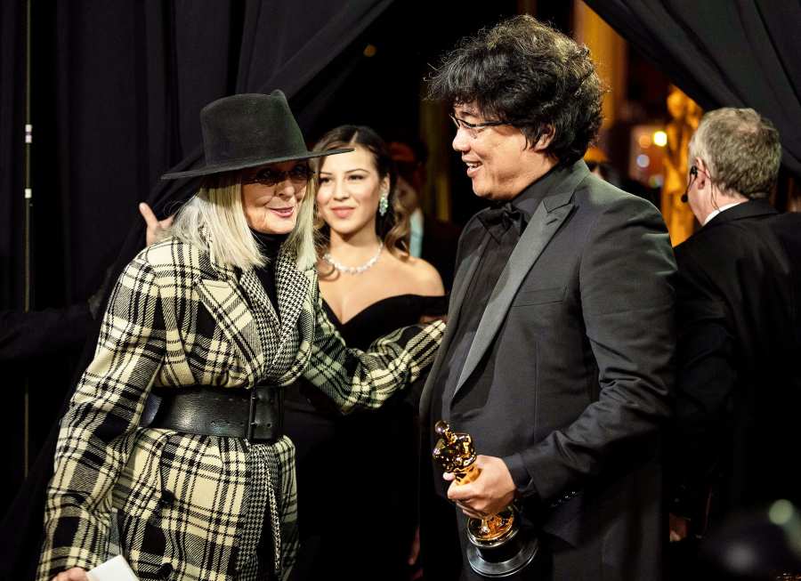 Diane Keaton and Bong Joon Ho Unseen Moments at Oscars 2020