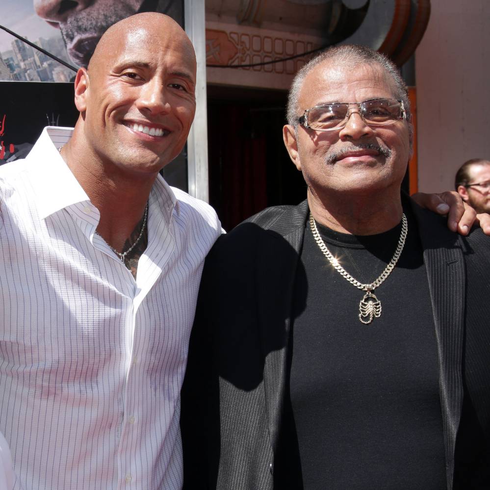 Dwayne 'The Rock' Johnson Gets Choked Up at His Father's Funeral-inline
