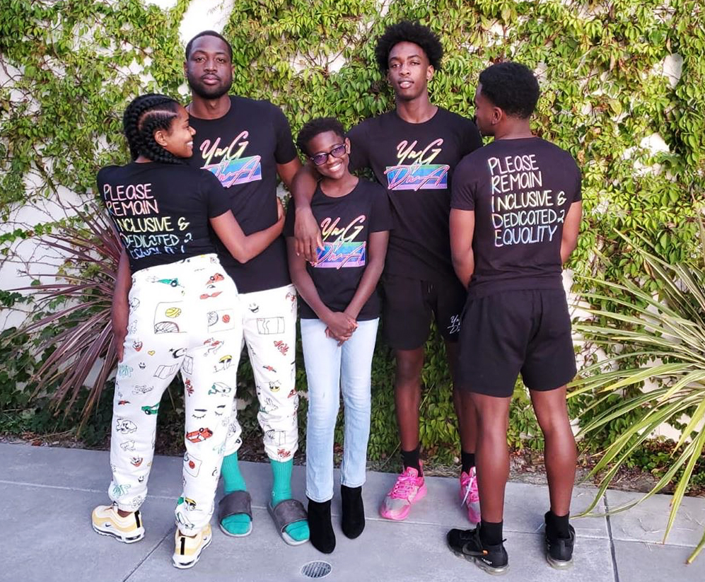 Dwayne-Wade&rsquo;s-Son-Zaire-Showers-Sister-Zaya-With-Love-After-Coming-Out