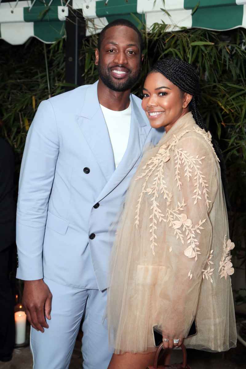 Dwayne Wade and Gabrielle Union attend the CAA Pre-Oscar Party
