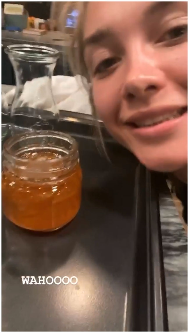 Florence Pugh Makes Marmalade on Instagram