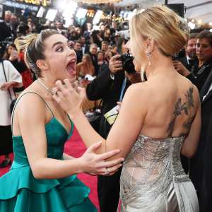 Florence Pugh and Scarlett Johansson Unseen Moments at Oscars 2020