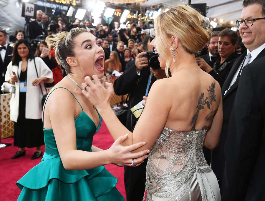 Florence Pugh and Scarlett Johansson Unseen Moments at Oscars 2020