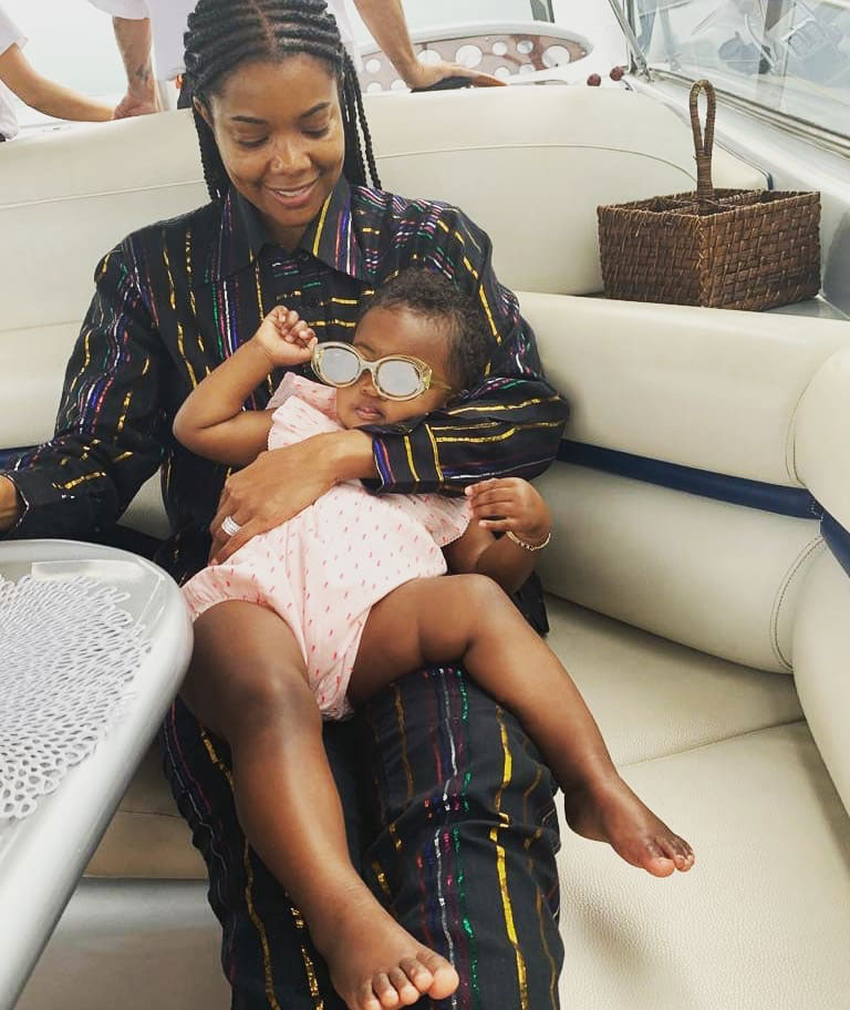 Gabrielle Union-Wade Instagram Tropical Trip Gabrielle Union and Dwyane Wade’s Family Album