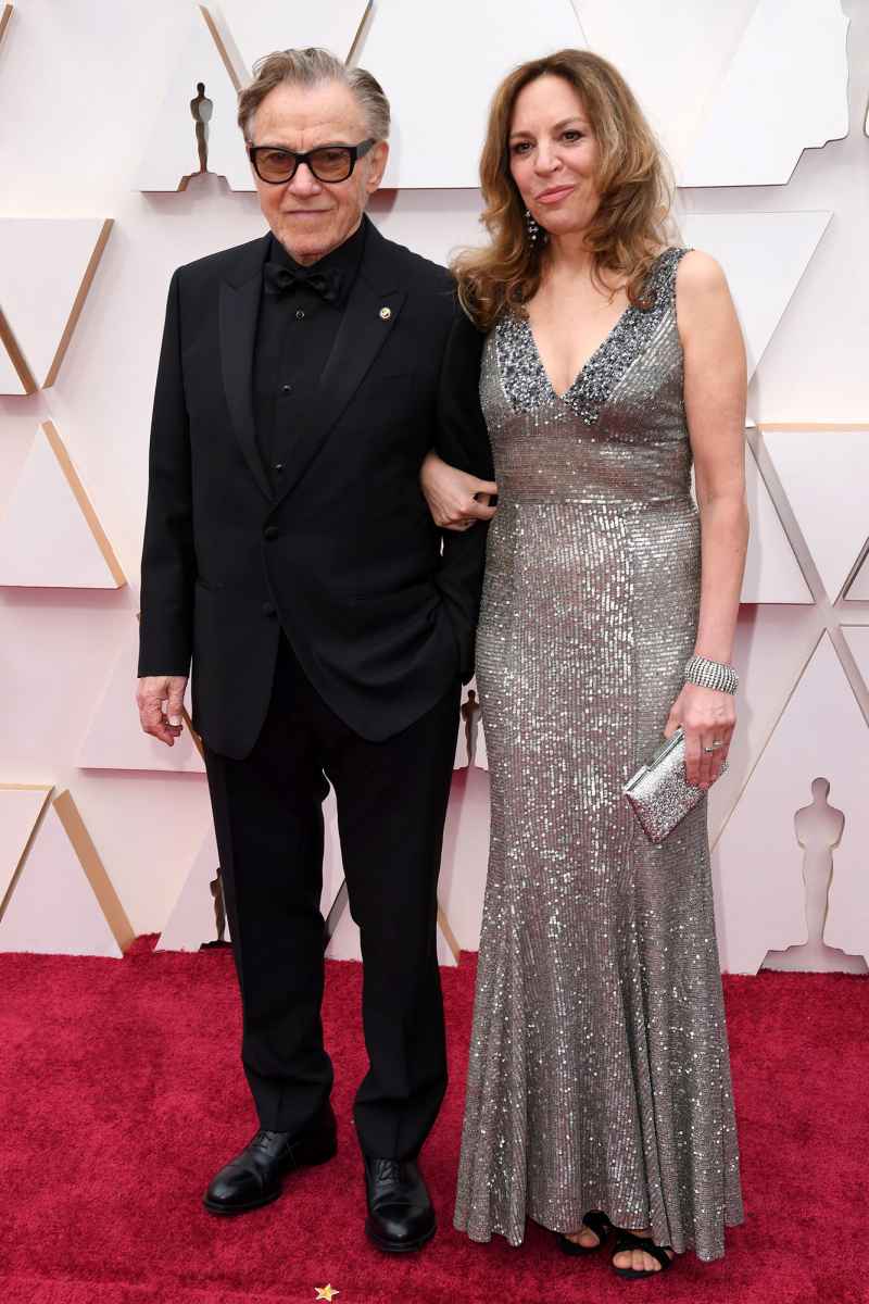 Harvey Keitel and Daphna Kastner Couples PDA Academy Awards Oscars 2020