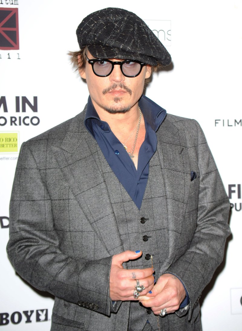 Hollywood Men Wearing Nail Polish - Johnny Depp