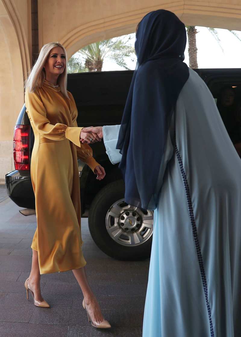 Ivanka Trump Silk Dress February 16, 2020