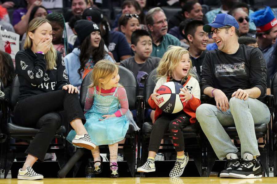 Jason Sudeikis, Olivia Wilde and Their Kids Played With the Globetrotters