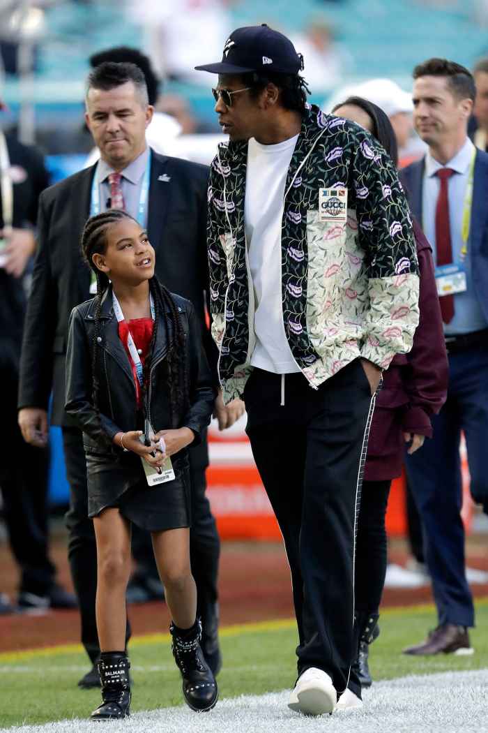 Jay-Z and Blue Ivy Carter Super Bowl NAACP Image Award