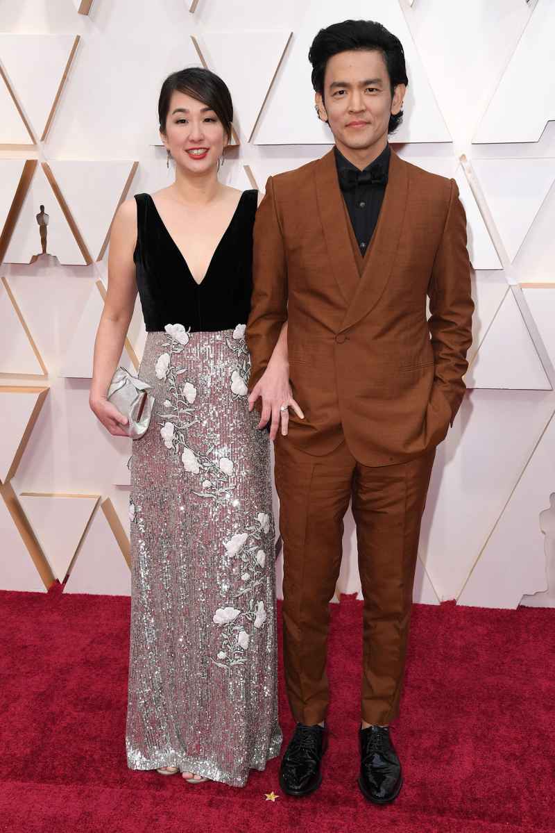 John Cho and Kerri Higuchi Couples PDA Academy Awards Oscars 2020