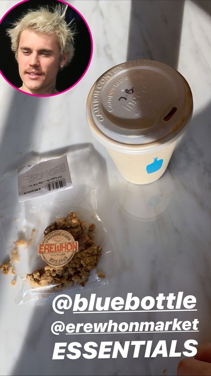Justin Bieber Coffee and Cookie Stars Share What They Ate on Super Bowl Sunday 2020