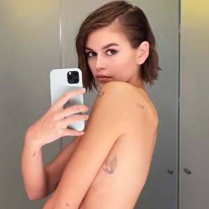 Kaia Gerber New Angel Tattoo Details