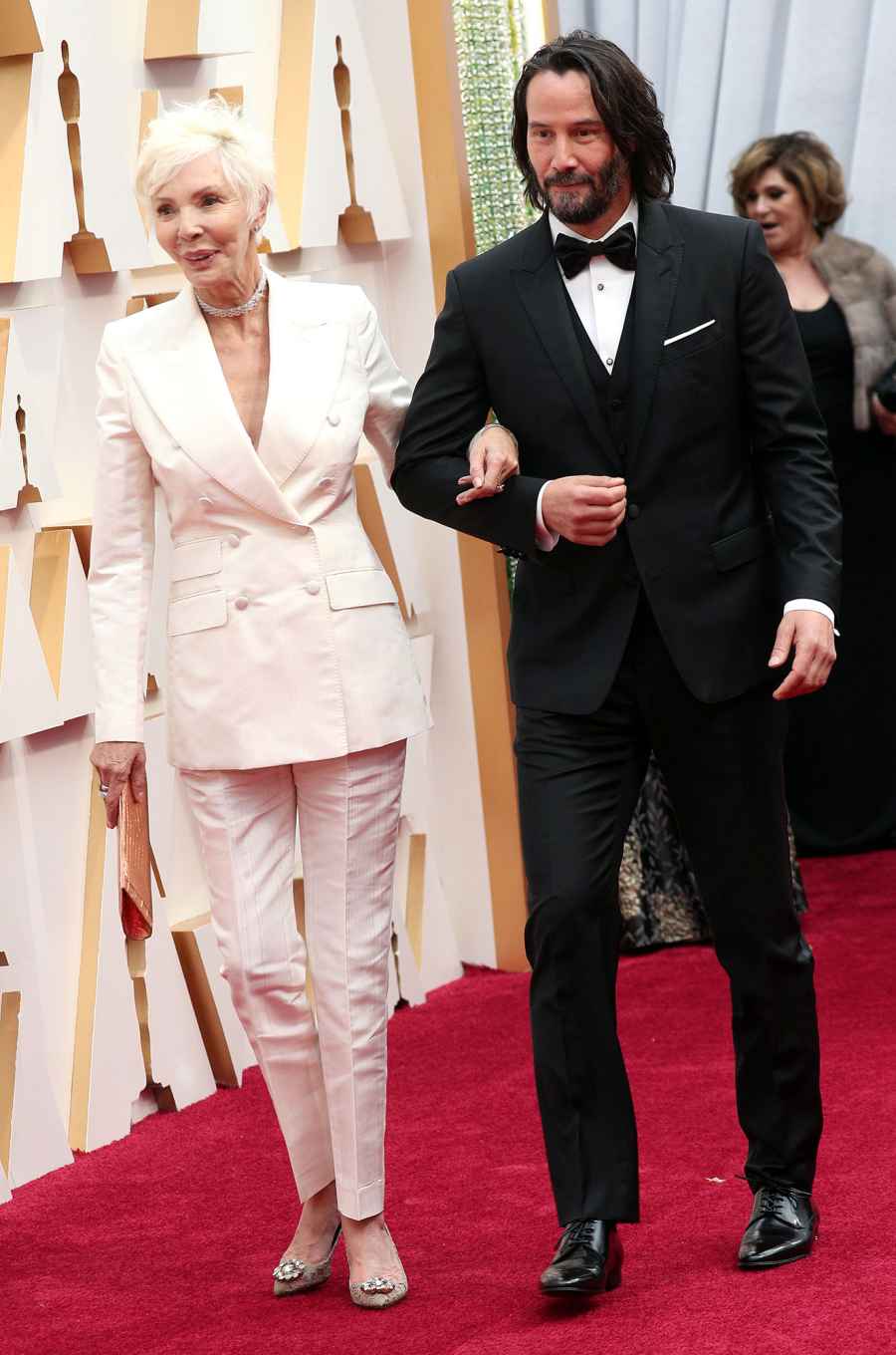 Keanu Reeves and Mother Patricia Taylor Oscars 2020