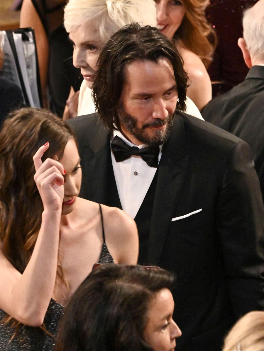 Keanu Reeves and Mother Patricia Taylor Oscars 2020