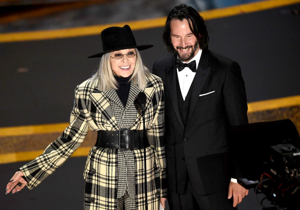 Keanu and Diane Keaton Have &lsquo;Something&rsquo;s Gotta Give&rsquo; Reunion