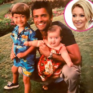 Kelly Ripa Shares Tropical Throwback Snap Mark Consuelos