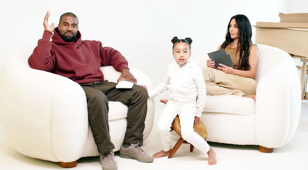 Kim Kardashian Kanye West Daughter North Adorably Crashes Interview