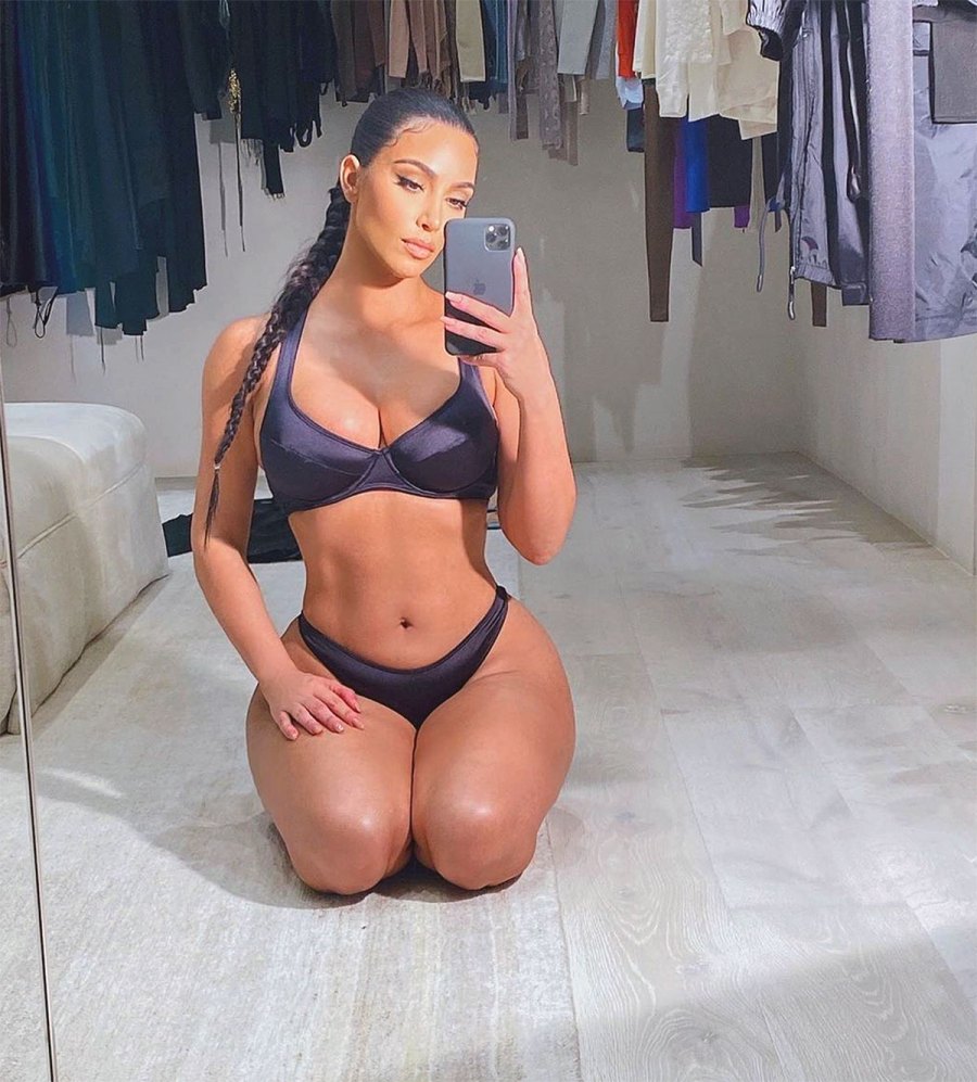 Kim Kardashian Posts Skims Lingerie Instagram