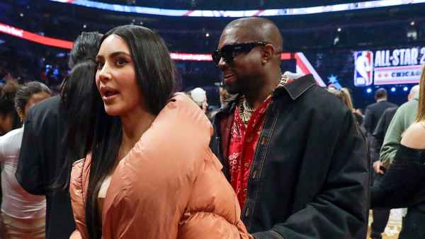 Kim Kardashian and Kanye West NBA All Star Game 2020